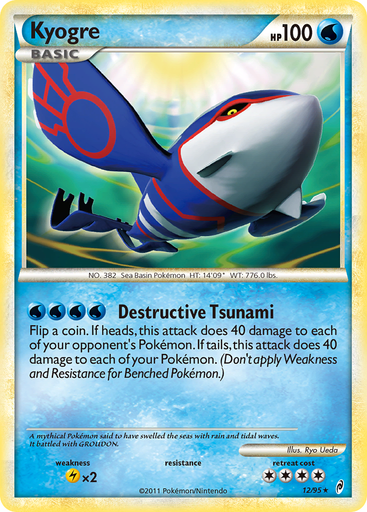 Kyogre (12/95) [HeartGold & SoulSilver: Call of Legends] - Card Brawlers | Quebec | Canada | Yu-Gi-Oh!
