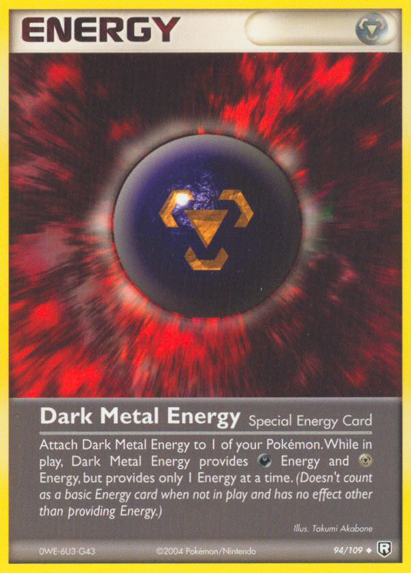 Dark Metal Energy (94/109) [EX: Team Rocket Returns] - Card Brawlers | Quebec | Canada | Yu-Gi-Oh!