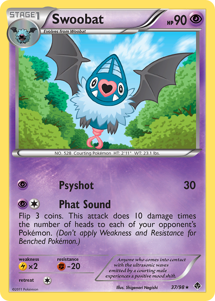 Swoobat (37/98) [Black & White: Emerging Powers] - Card Brawlers | Quebec | Canada | Yu-Gi-Oh!