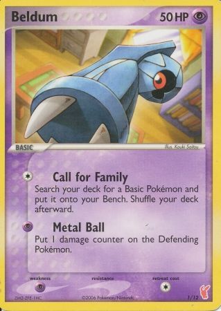 Beldum (1/12) [EX: Trainer Kit 2 - Plusle] - Card Brawlers | Quebec | Canada | Yu-Gi-Oh!