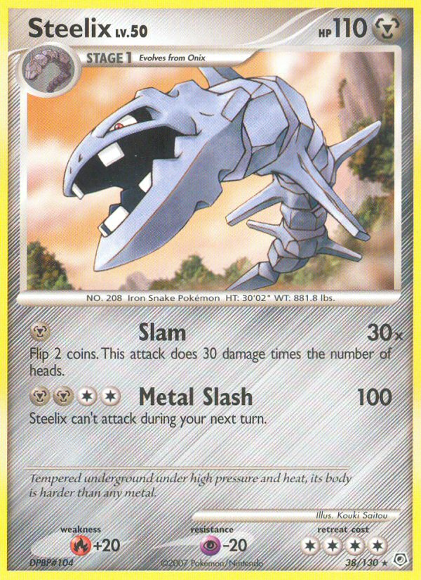 Steelix (38/130) [Diamond & Pearl: Base Set] - Card Brawlers | Quebec | Canada | Yu-Gi-Oh!