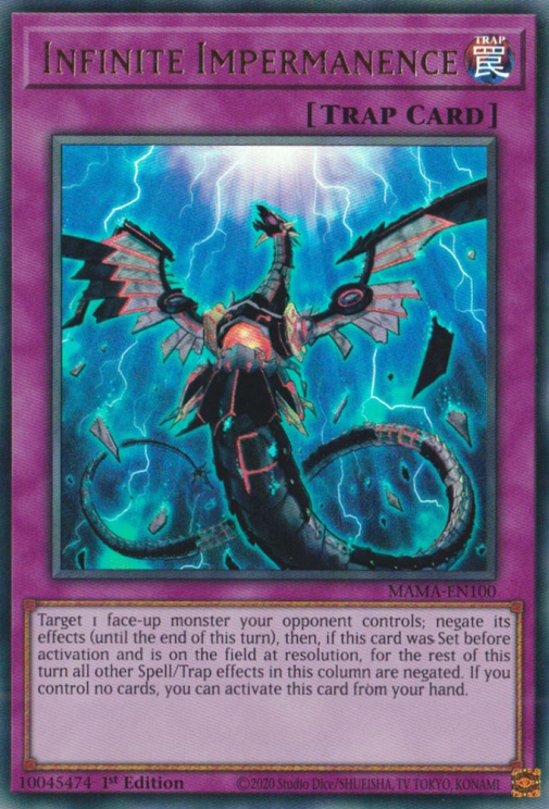 Infinite Impermanence [MAMA-EN100] Ultra Rare - Card Brawlers | Quebec | Canada | Yu-Gi-Oh!