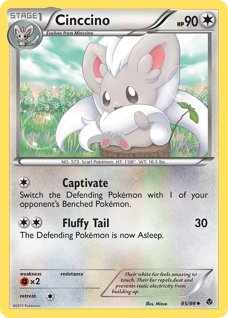 Cinccino (85/98) [Black & White: Emerging Powers] - Card Brawlers | Quebec | Canada | Yu-Gi-Oh!