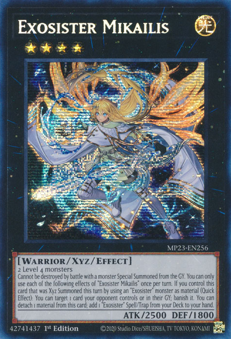 Exosister Mikailis [MP23-EN256] Prismatic Secret Rare - Card Brawlers | Quebec | Canada | Yu-Gi-Oh!