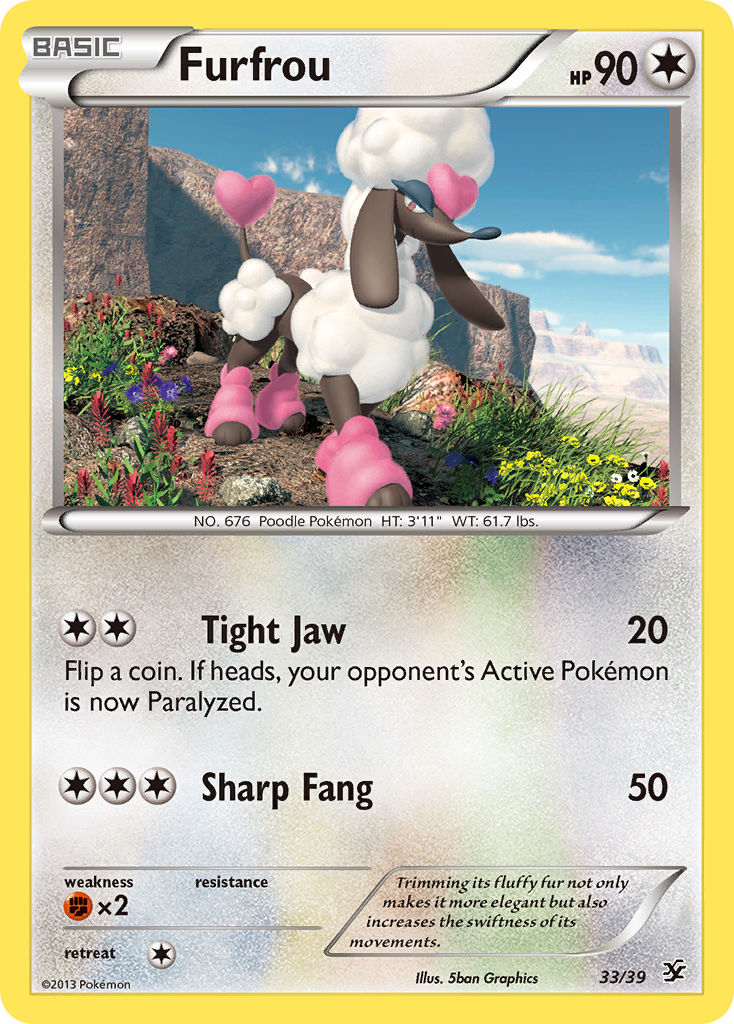 Furfrou (33/39) [XY: Kalos Starter Set] - Card Brawlers | Quebec | Canada | Yu-Gi-Oh!