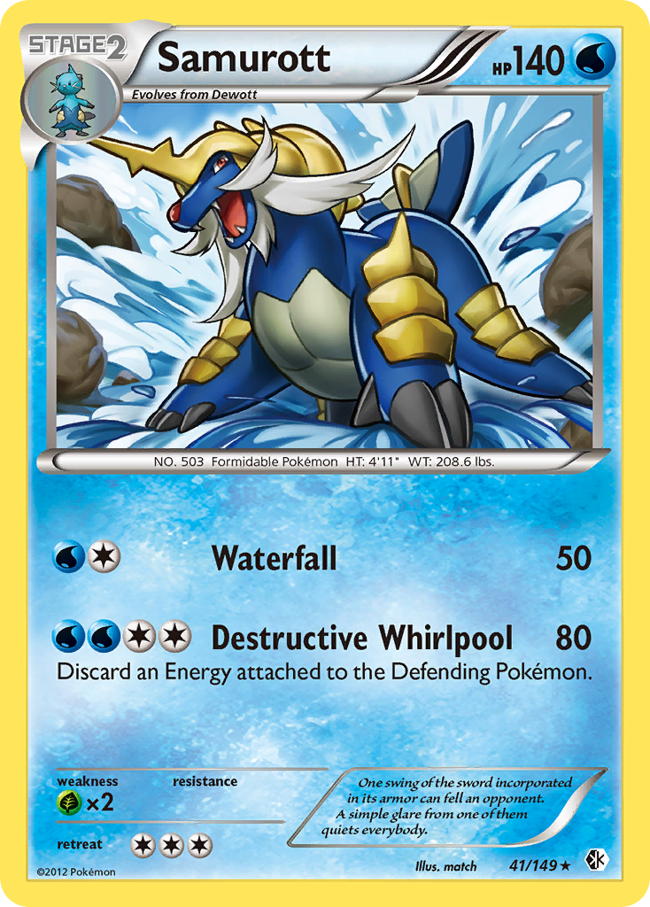 Samurott (41/149) [Black & White: Boundaries Crossed] - Card Brawlers | Quebec | Canada | Yu-Gi-Oh!