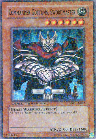 Commander Gottoms, Swordmaster [DT01-EN022] Super Rare - Yu-Gi-Oh! - Card Brawlers | Quebec | Canada |