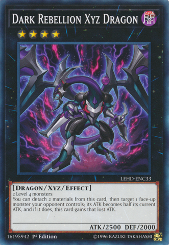 Dark Rebellion Xyz Dragon [LEHD-ENC33] Common - Card Brawlers | Quebec | Canada | Yu-Gi-Oh!