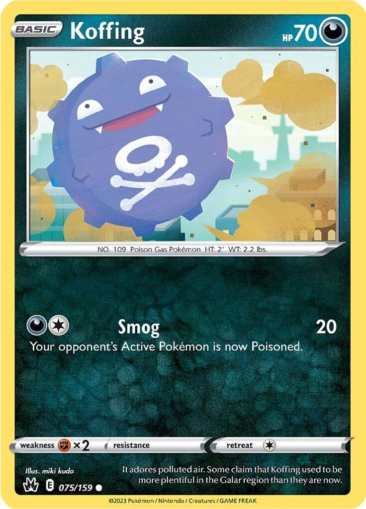 Koffing (075/159) [Sword & Shield: Crown Zenith] - Card Brawlers | Quebec | Canada | Yu-Gi-Oh!