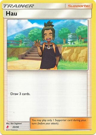 Hau (23/30) [Sun & Moon: Trainer Kit - Lycanroc] - Card Brawlers | Quebec | Canada | Yu-Gi-Oh!