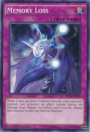 Memory Loss [BP03-EN229] Common - Yu-Gi-Oh! - Card Brawlers | Quebec | Canada |