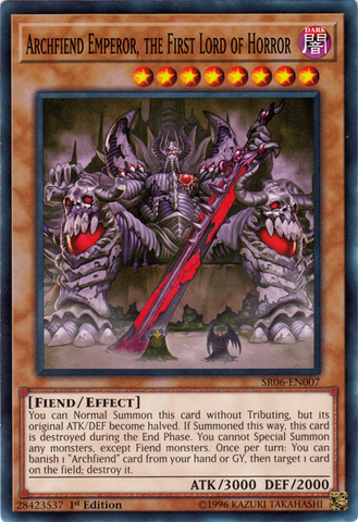 Archfiend Emperor, the First Lord of Horror [SR06-EN007] Common - Card Brawlers | Quebec | Canada | Yu-Gi-Oh!