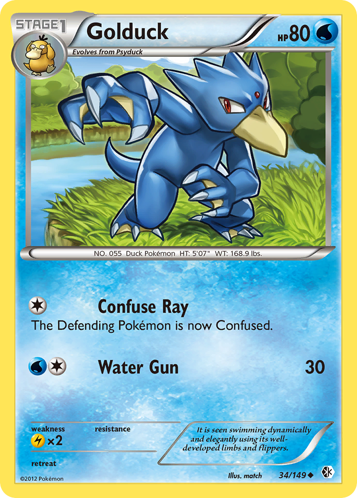 Golduck (34/149) [Black & White: Boundaries Crossed] - Card Brawlers | Quebec | Canada | Yu-Gi-Oh!