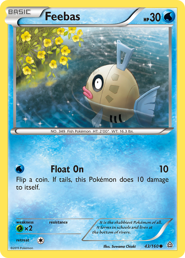 Feebas (43/160) [XY: Primal Clash] - Card Brawlers | Quebec | Canada | Yu-Gi-Oh!