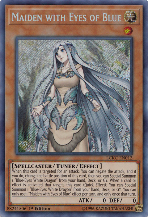 Maiden with Eyes of Blue [LCKC-EN012] Secret Rare - Card Brawlers | Quebec | Canada | Yu-Gi-Oh!