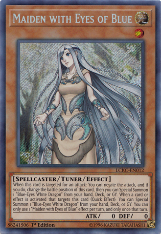 Maiden with Eyes of Blue [LCKC-EN012] Secret Rare - Yu-Gi-Oh! - Card Brawlers | Quebec | Canada |