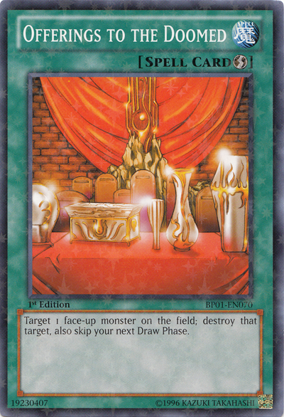 Offerings to the Doomed [BP01-EN070] Starfoil Rare - Card Brawlers | Quebec | Canada | Yu-Gi-Oh!