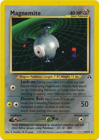 Magnemite (26/75) [Neo Discovery Unlimited] - Card Brawlers | Quebec | Canada | Yu-Gi-Oh!