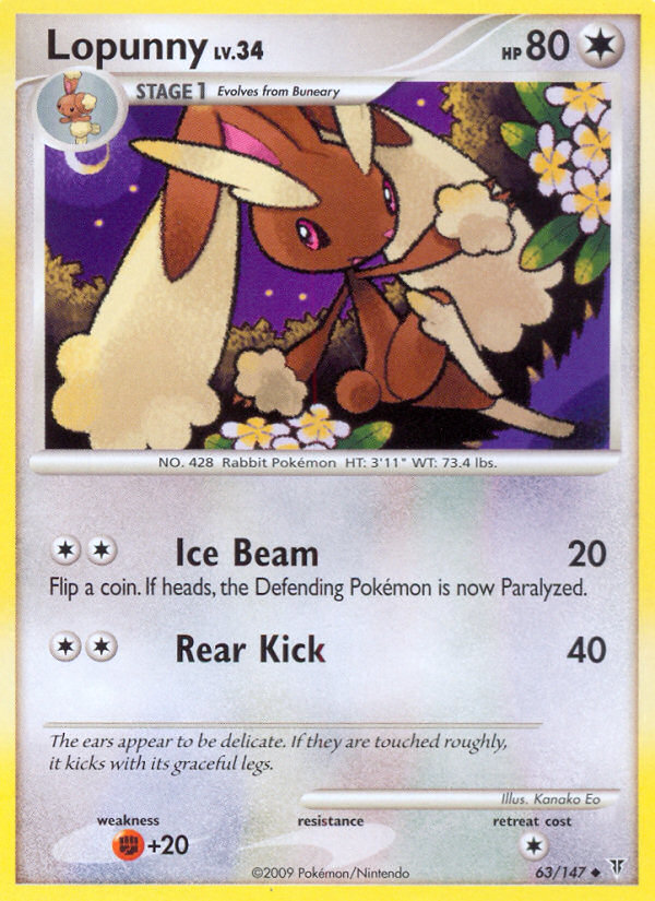 Lopunny (63/147) [Platinum: Supreme Victors] - Card Brawlers | Quebec | Canada | Yu-Gi-Oh!