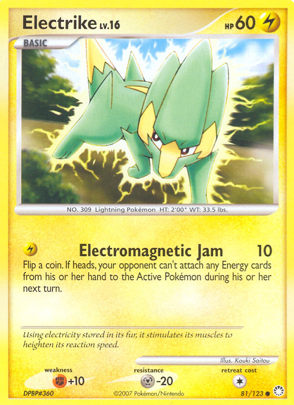 Electrike (81/123) [Diamond & Pearl: Mysterious Treasures] - Card Brawlers | Quebec | Canada | Yu-Gi-Oh!