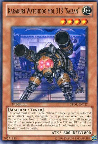 Karakuri Watchdog mdl 313 "Saizan" [STOR-EN027] Common - Card Brawlers | Quebec | Canada | Yu-Gi-Oh!