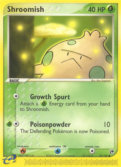 Shroomish (78/100) [EX: Sandstorm] - Card Brawlers | Quebec | Canada | Yu-Gi-Oh!