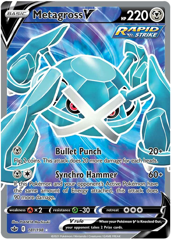 Metagross V (181/198) [Sword & Shield: Chilling Reign] - Card Brawlers | Quebec | Canada | Yu-Gi-Oh!