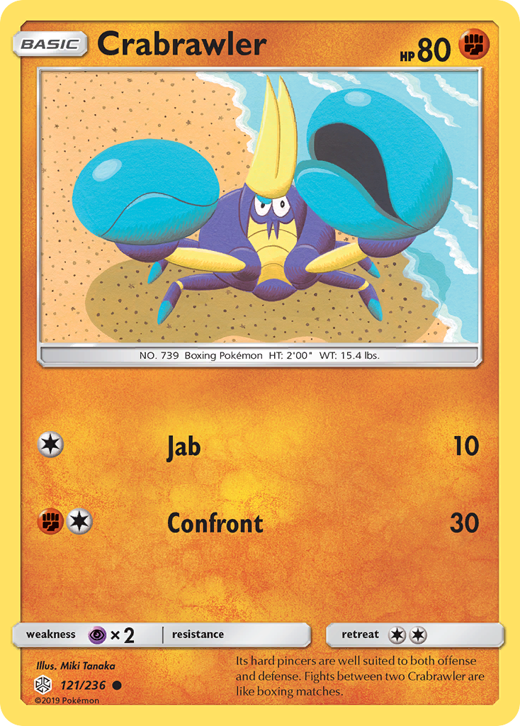 Crabrawler (121/236) [Sun & Moon: Cosmic Eclipse] - Card Brawlers | Quebec | Canada | Yu-Gi-Oh!