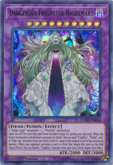 Dangerous Frightfur Nightmary [DUOV-EN038] Ultra Rare - Card Brawlers | Quebec | Canada | Yu-Gi-Oh!