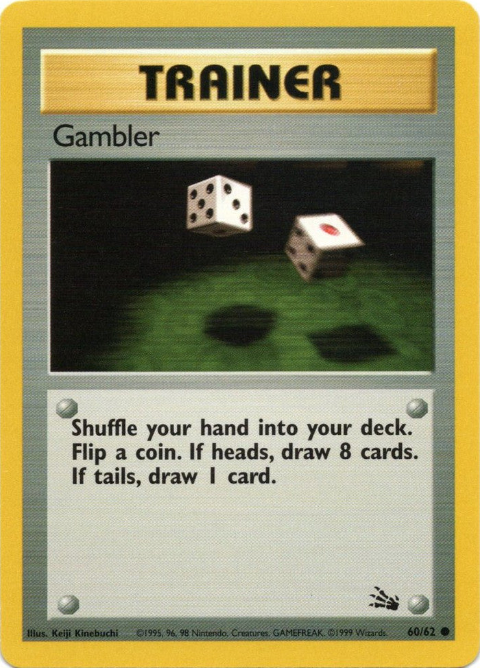 Gambler (60/62) [Fossil Unlimited] - Card Brawlers | Quebec | Canada | Yu-Gi-Oh!