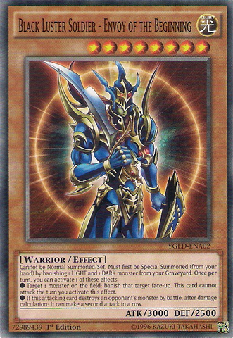 Black Luster Soldier - Envoy of the Beginning [YGLD-ENA02] Common - Card Brawlers | Quebec | Canada | Yu-Gi-Oh!