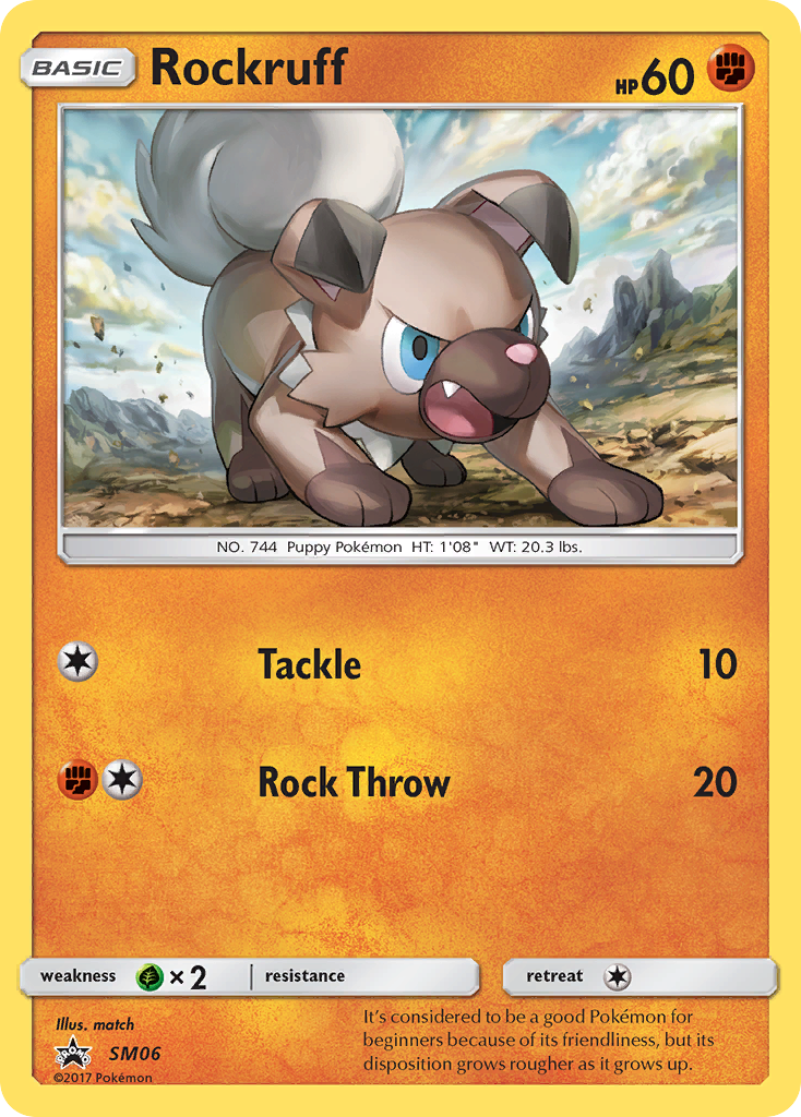 Rockruff (SM06) [Sun & Moon: Black Star Promos] - Card Brawlers | Quebec | Canada | Yu-Gi-Oh!