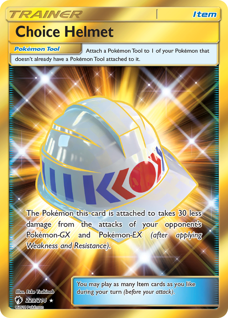 Choice Helmet (229/214) [Sun & Moon: Lost Thunder] - Card Brawlers | Quebec | Canada | Yu-Gi-Oh!