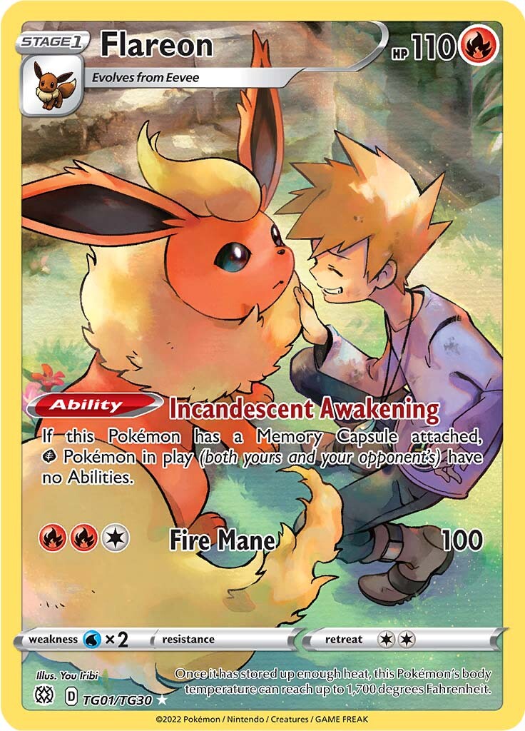 Flareon (TG01/TG30) [Sword & Shield: Brilliant Stars] - Card Brawlers | Quebec | Canada | Yu-Gi-Oh!