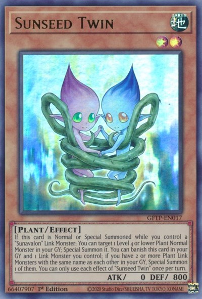 Sunseed Twin [GFTP-EN017] Ultra Rare - Card Brawlers | Quebec | Canada | Yu-Gi-Oh!