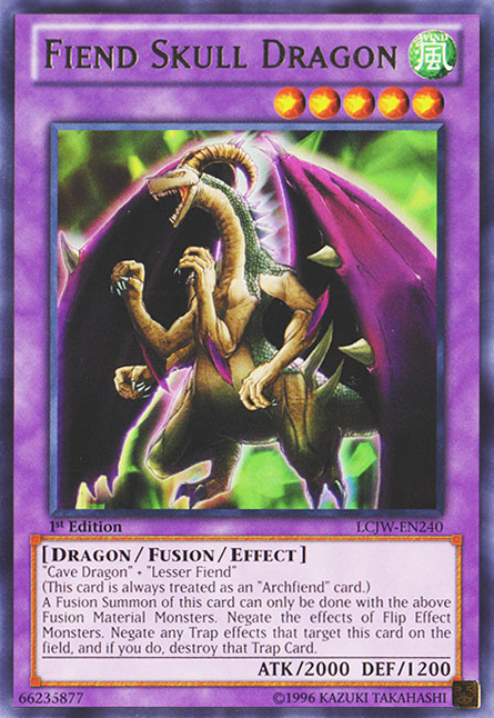 Fiend Skull Dragon [LCJW-EN240] Rare - Card Brawlers | Quebec | Canada | Yu-Gi-Oh!