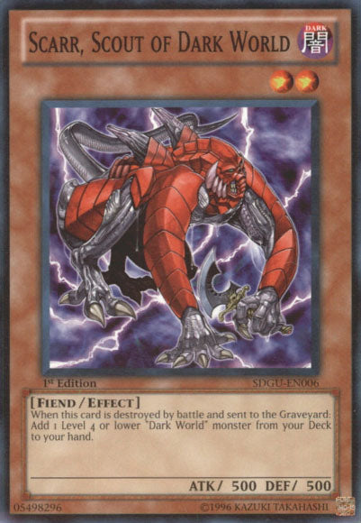 Scarr, Scout of Dark World [SDGU-EN006] Common - Yu-Gi-Oh! - Card Brawlers | Quebec | Canada |