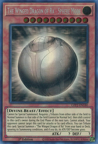 The Winged Dragon of Ra - Sphere Mode [GFP2-EN180] Ghost Rare - Card Brawlers | Quebec | Canada | Yu-Gi-Oh!