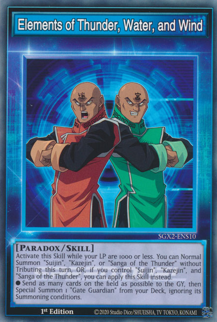 Elements of Thunder, Water, and Wind [SGX2-ENS10] Common - Card Brawlers | Quebec | Canada | Yu-Gi-Oh!