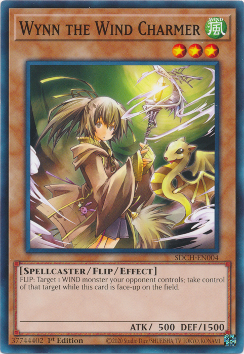 Wynn the Wind Charmer [SDCH-EN004] Common - Card Brawlers | Quebec | Canada | Yu-Gi-Oh!