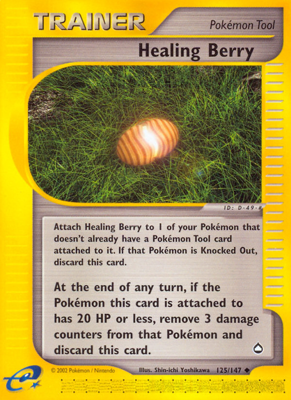 Healing Berry (125/147) [Aquapolis] - Card Brawlers | Quebec | Canada | Yu-Gi-Oh!