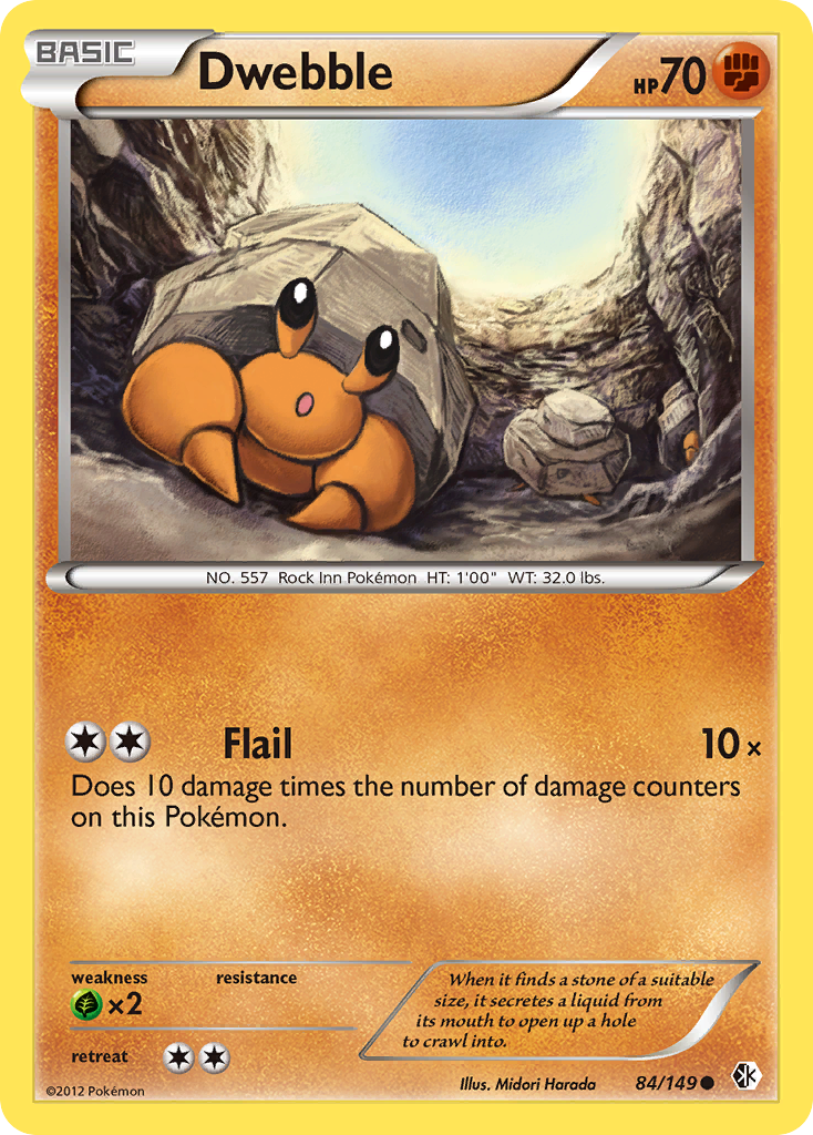 Dwebble (84/149) [Black & White: Boundaries Crossed] - Card Brawlers | Quebec | Canada | Yu-Gi-Oh!