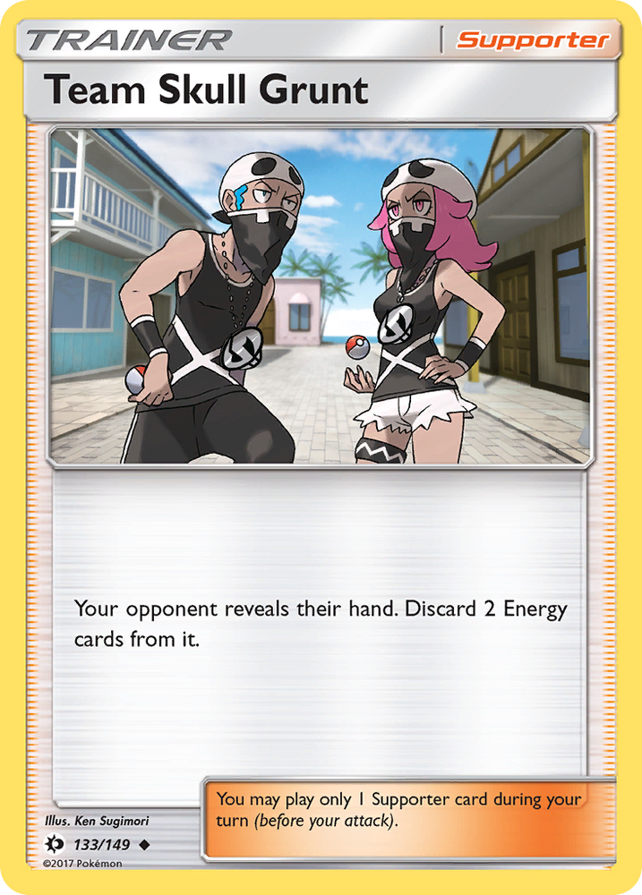 Team Skull Grunt (133/149) [Sun & Moon: Base Set] - Card Brawlers | Quebec | Canada | Yu-Gi-Oh!