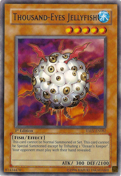 Thousand-Eyes Jellyfish [TAEV-EN082] Rare - Card Brawlers | Quebec | Canada | Yu-Gi-Oh!