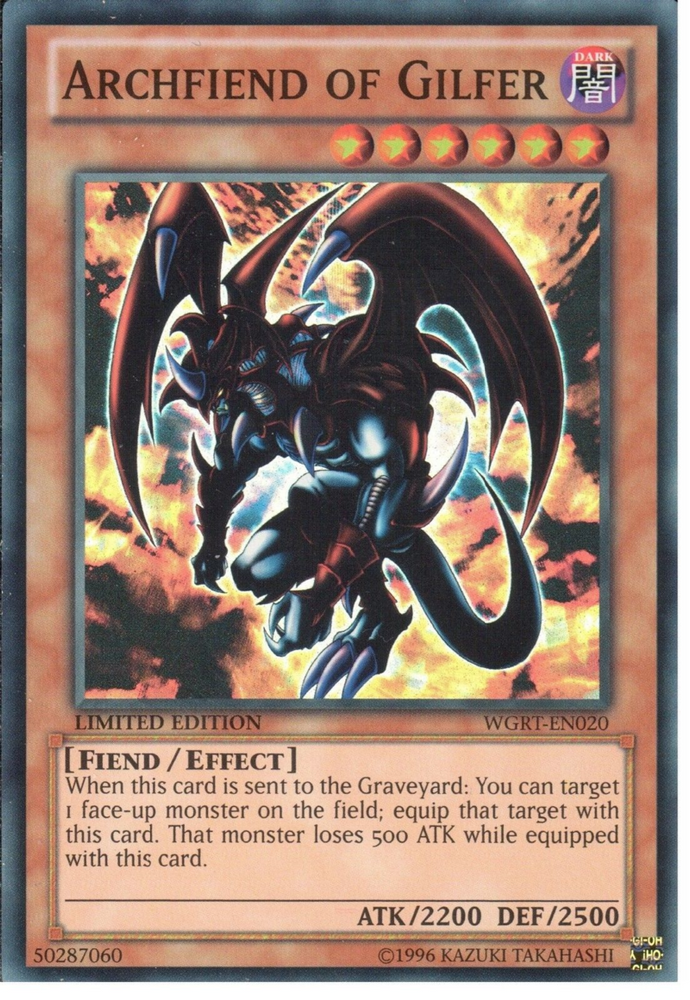 Archfiend of Gilfer [WGRT-EN020] Super Rare - Card Brawlers | Quebec | Canada | Yu-Gi-Oh!