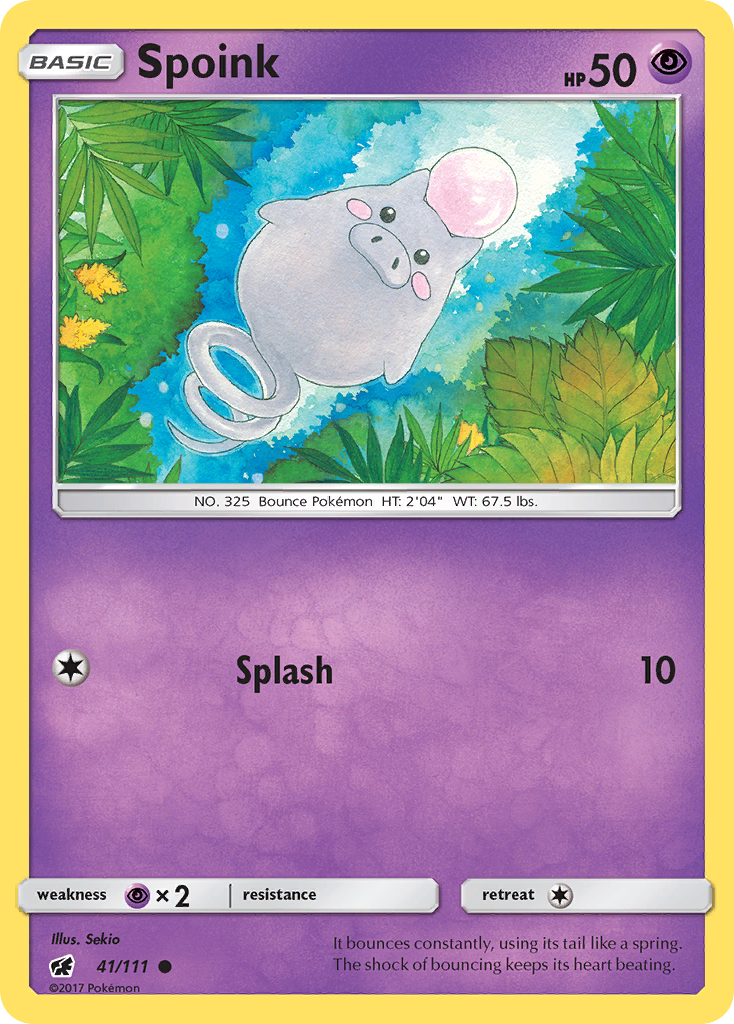 Spoink (41/111) [Sun & Moon: Crimson Invasion] - Card Brawlers | Quebec | Canada | Yu-Gi-Oh!