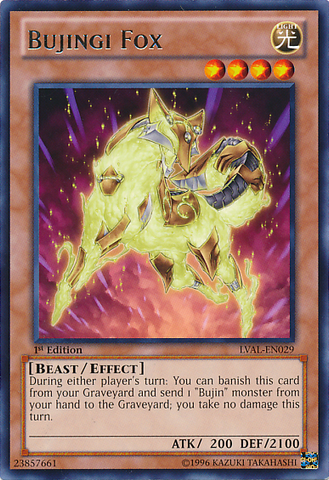 Bujingi Fox [LVAL-EN029] Rare - Yu-Gi-Oh! - Card Brawlers | Quebec | Canada |