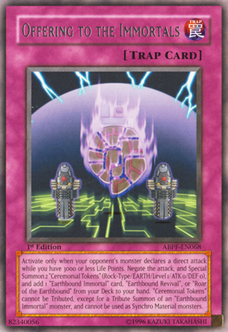 Offering to the Immortals [ABPF-EN068] Rare - Card Brawlers | Quebec | Canada | Yu-Gi-Oh!