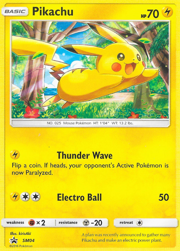 Pikachu (SM04) [Sun & Moon: Black Star Promos] - Card Brawlers | Quebec | Canada | Yu-Gi-Oh!