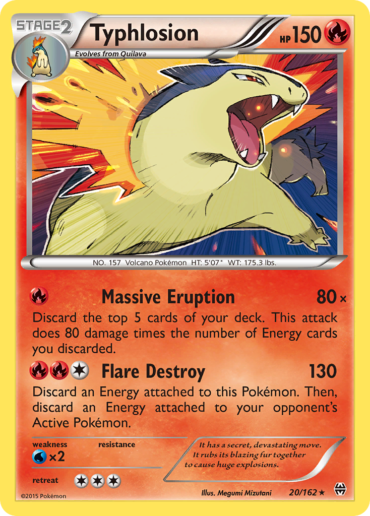 Typhlosion (20/162) [XY: BREAKthrough] - Card Brawlers | Quebec | Canada | Yu-Gi-Oh!